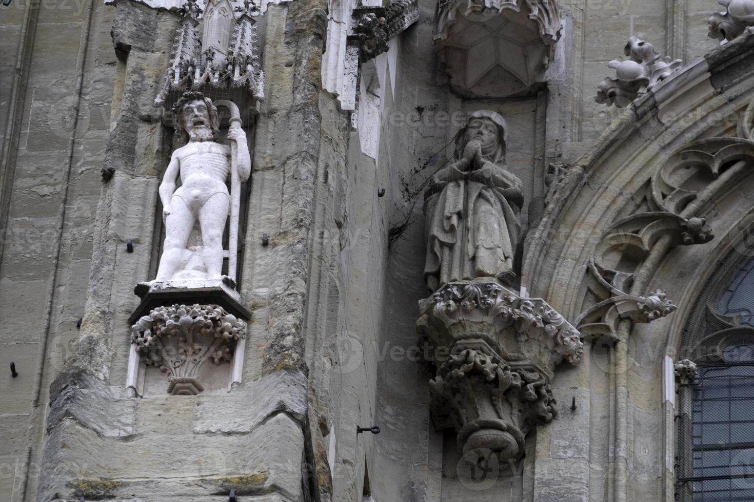 regensburg kupol katedral detalj i Tyskland unesco webbplats foto