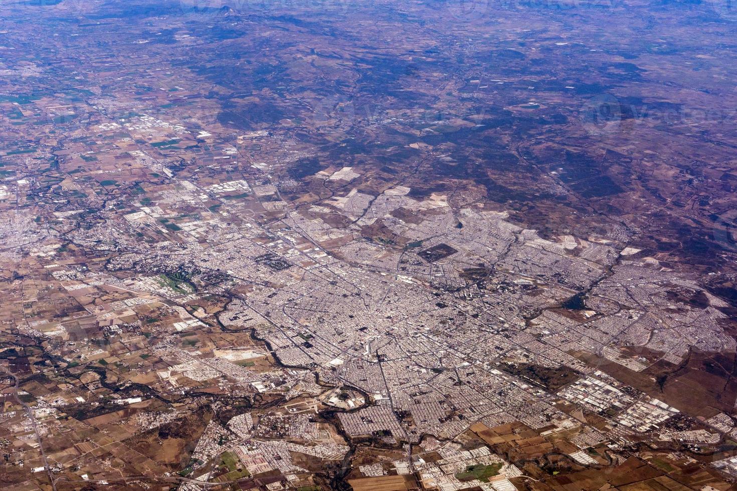 stad guadalajara antenn se stadsbild panorama foto