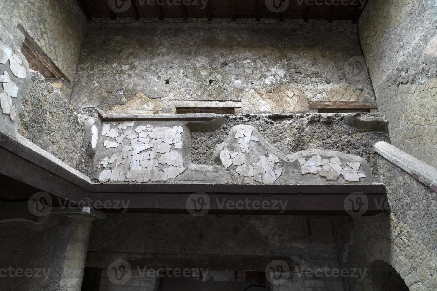 ercolano herculaneum gammal ruiner foto