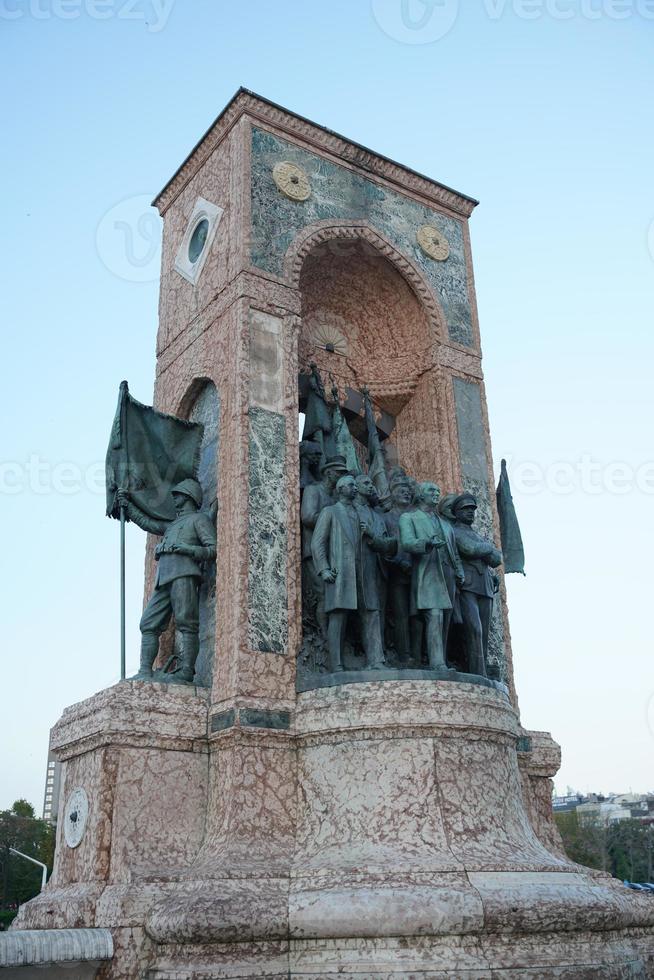 taksim republik monument i istanbul, turkiye foto