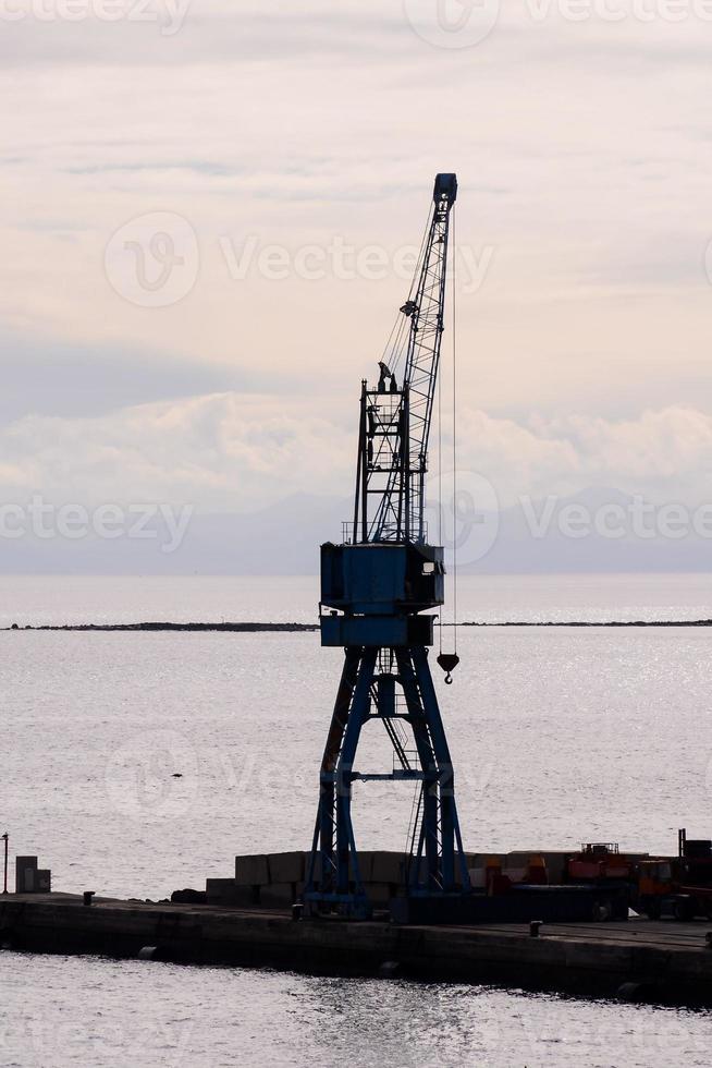 kran i de hamn foto