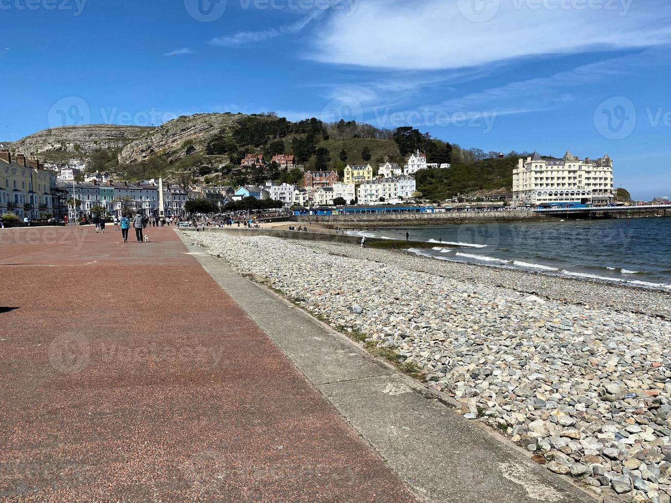 en se av de norr wales kust nära llandudno foto