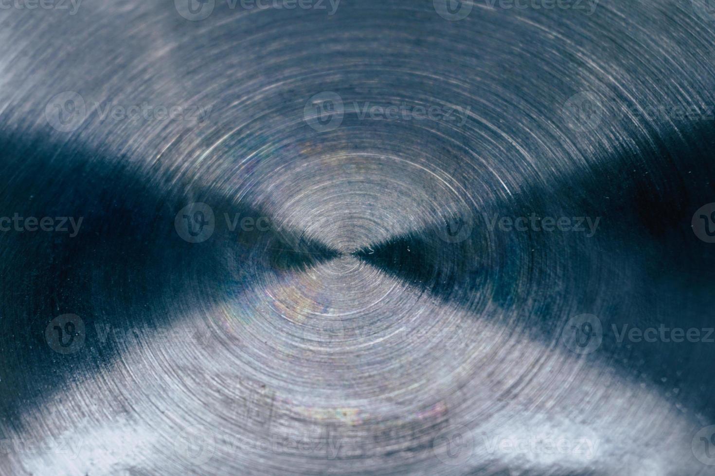 borstat, cirkulär metall textur - bakgrund foto