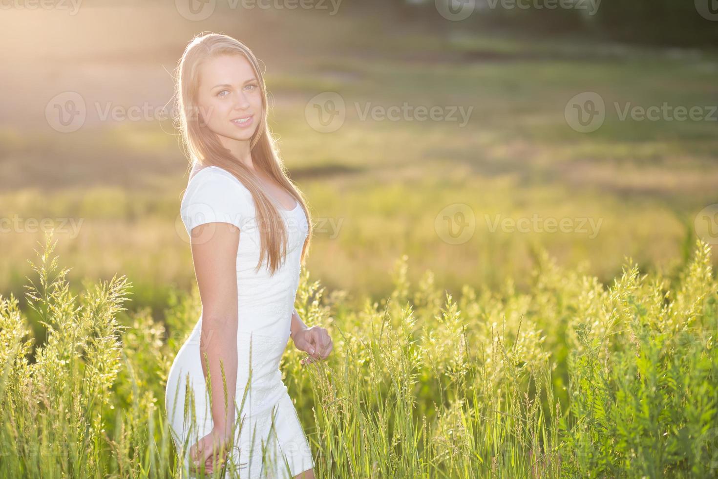 söt ung blond foto