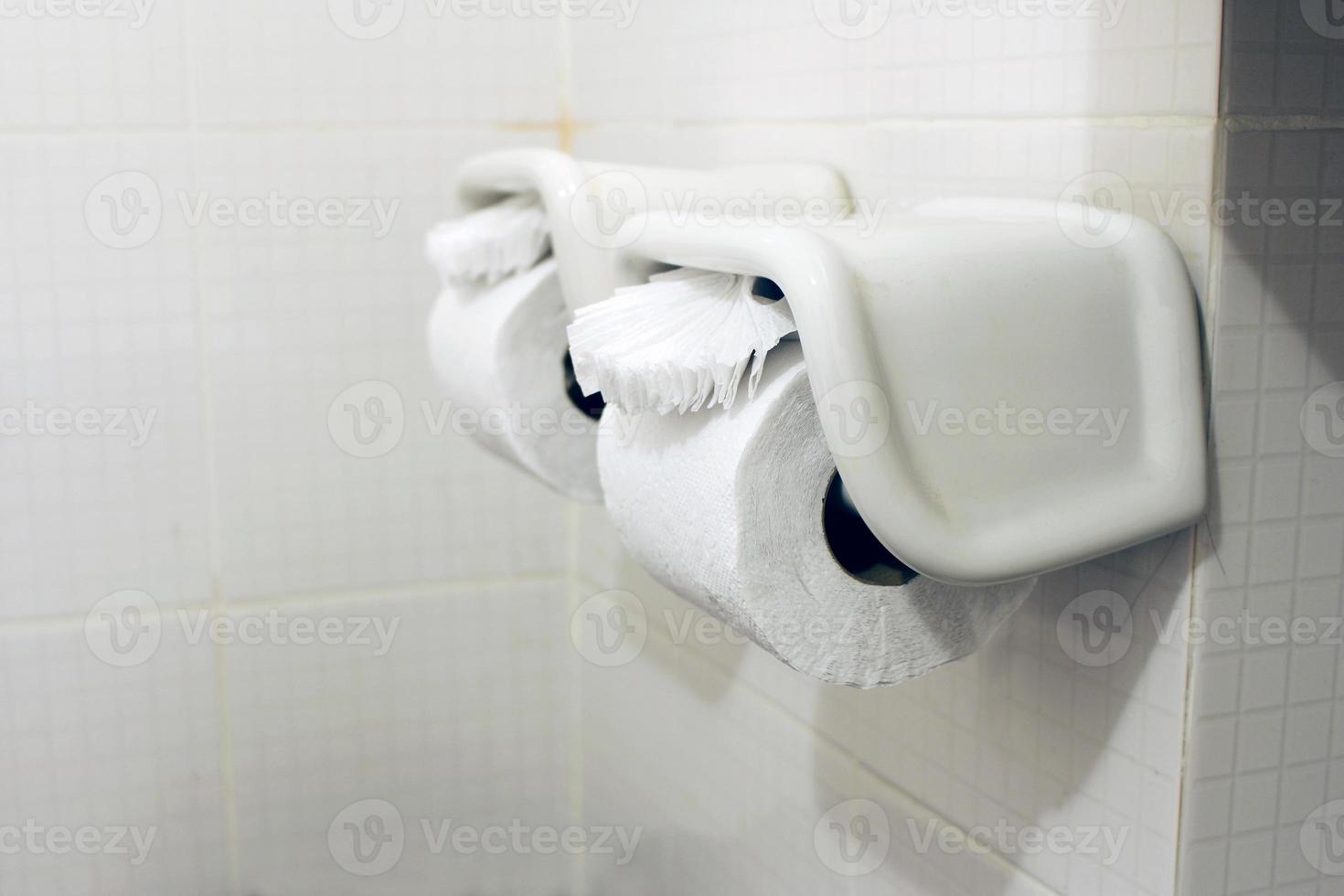 toalettpappersrullar foto