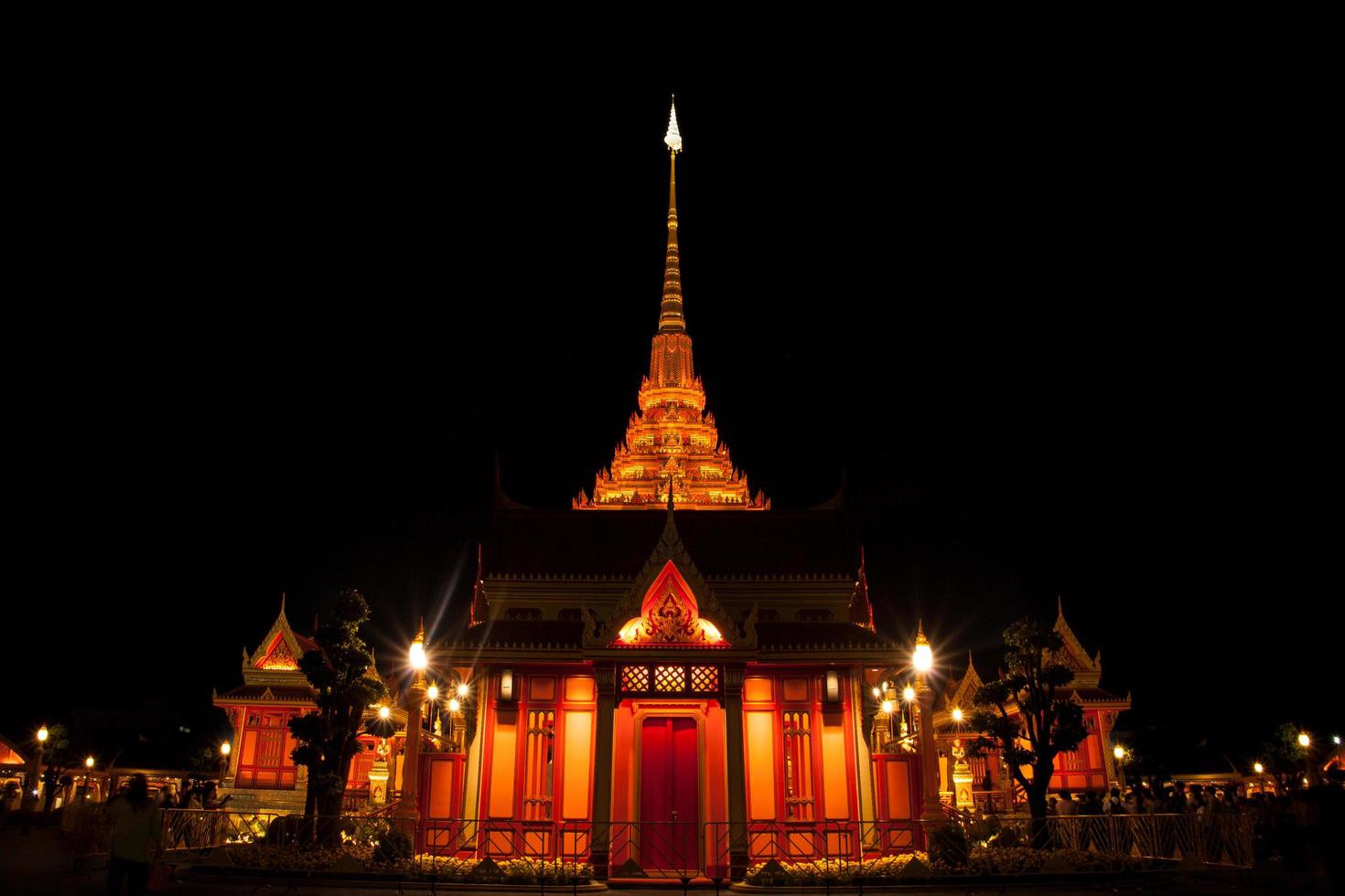 buddhisttempel i Thailand foto