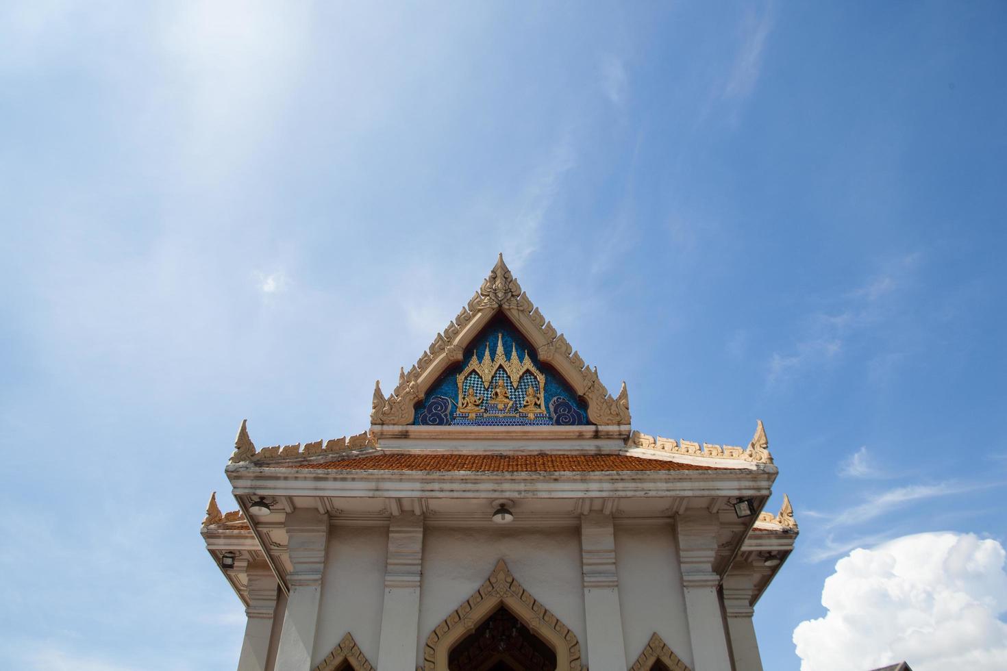 buddhisttempel i Thailand foto