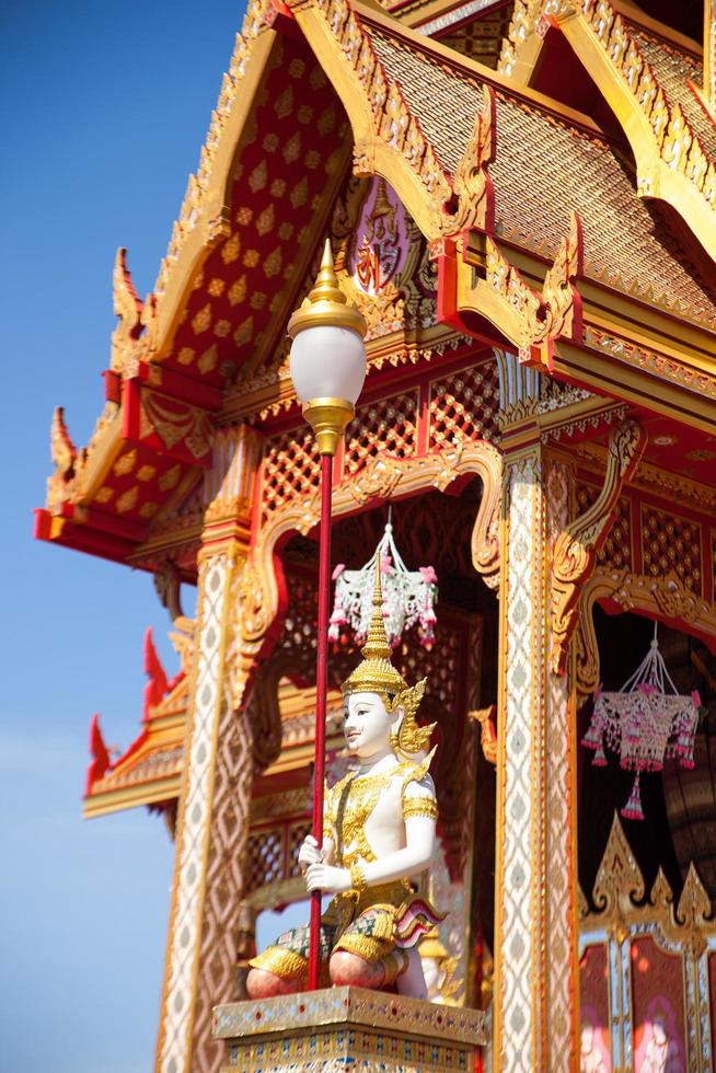 buddhisttempel i Thailand foto