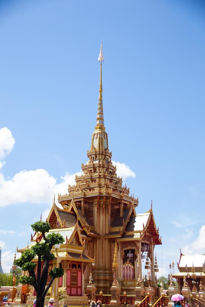 buddhisttempel i Thailand foto