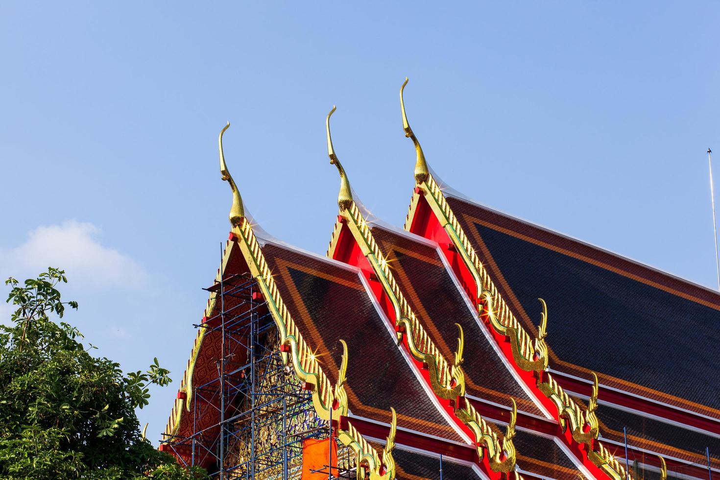 buddhisttempel i Thailand foto