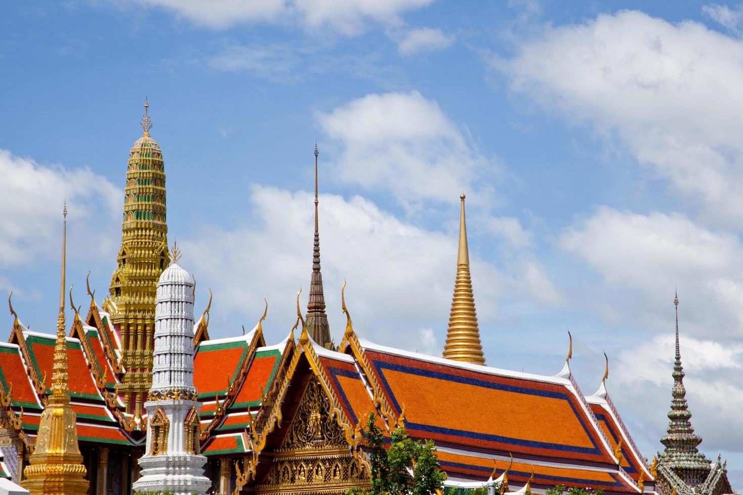 Wat Phra Kaew tempel i Thailand foto
