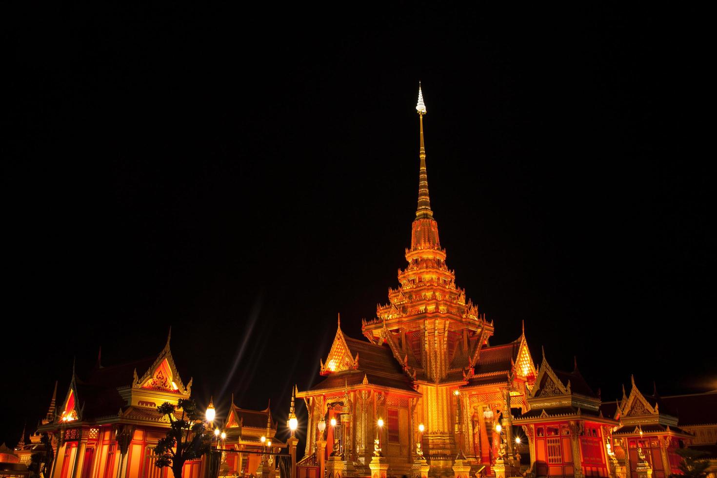 buddhisttempel i Thailand foto