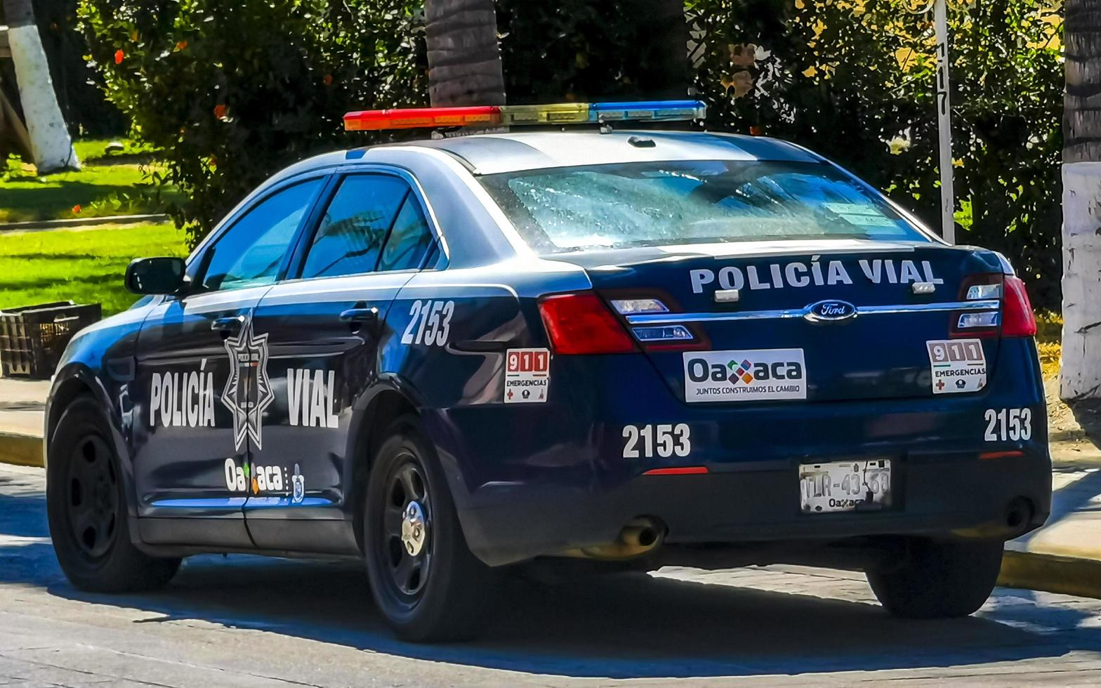 puerto escondido oaxaca mexico 2023 mexikansk polis bil fordon polis drift i puerto escondido Mexiko. foto