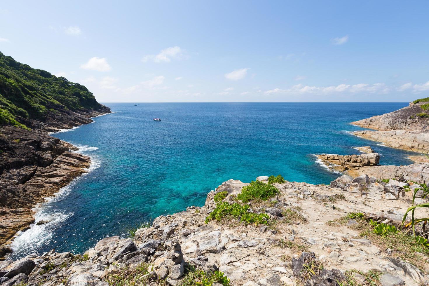 havet vid koh ta chai i Thailand foto