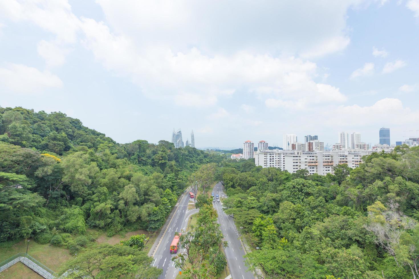 road park i singapore foto