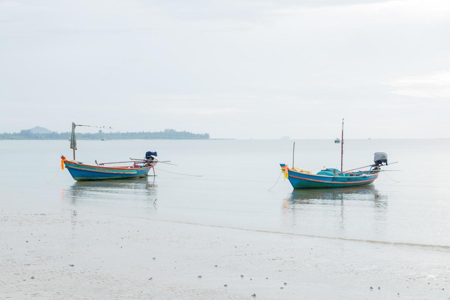 fiskebåtar i Thailand foto