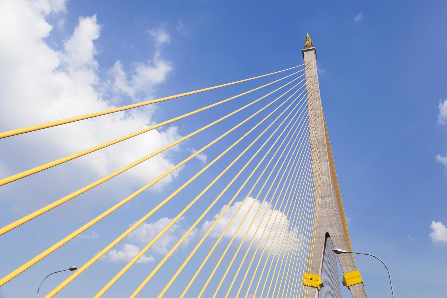 rama viii bridge i bangkok, thailand foto