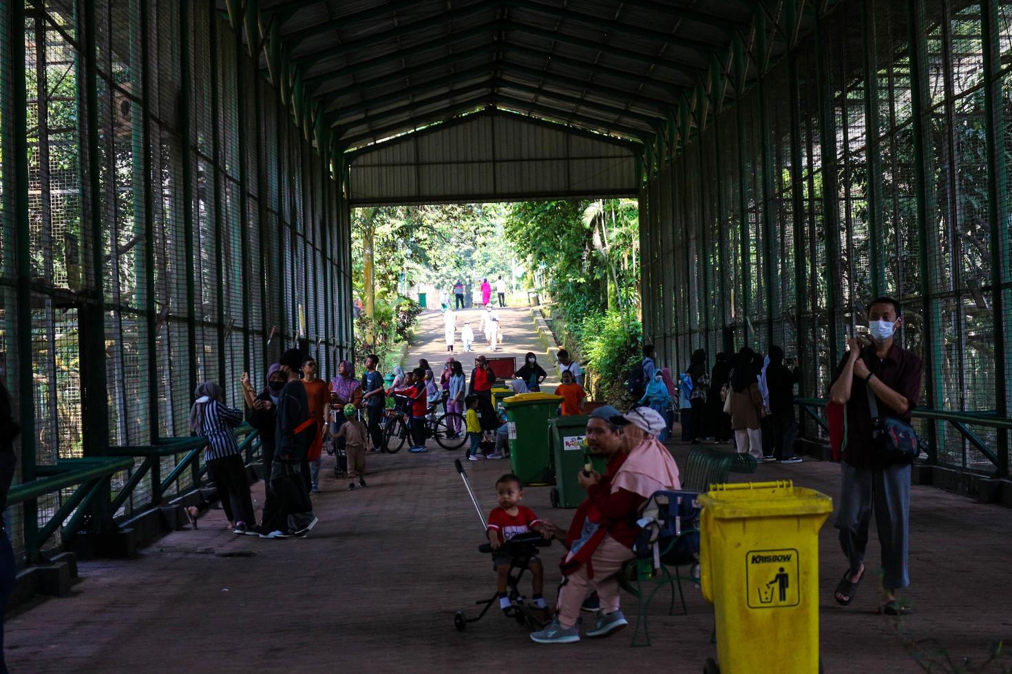 jakarta, indonesien i december 2022. de Zoo i ragunan är ett av de favorit platser för små och stor familjer foto