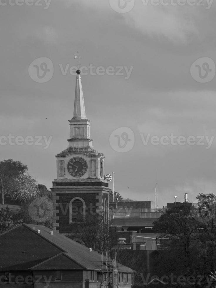 de thames flod i England foto