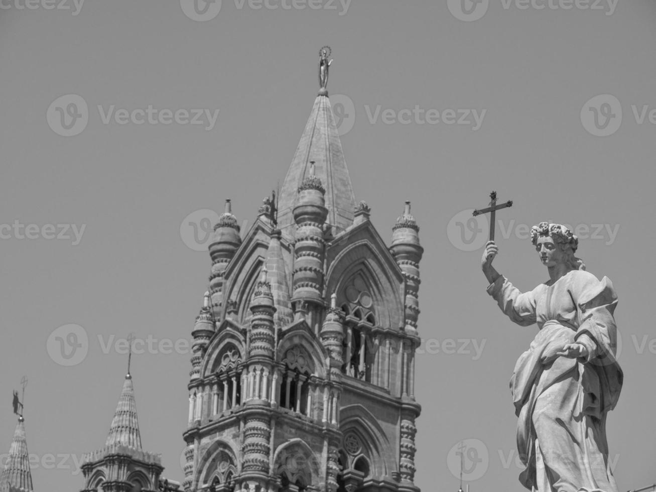 palermo stad i Italien foto