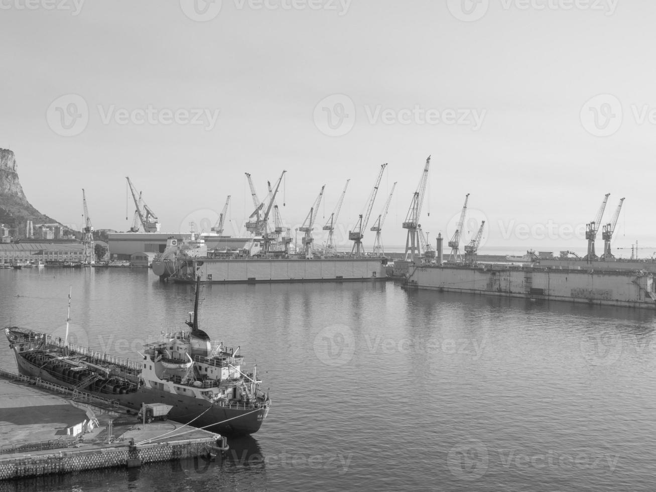 palermo stad i Italien foto