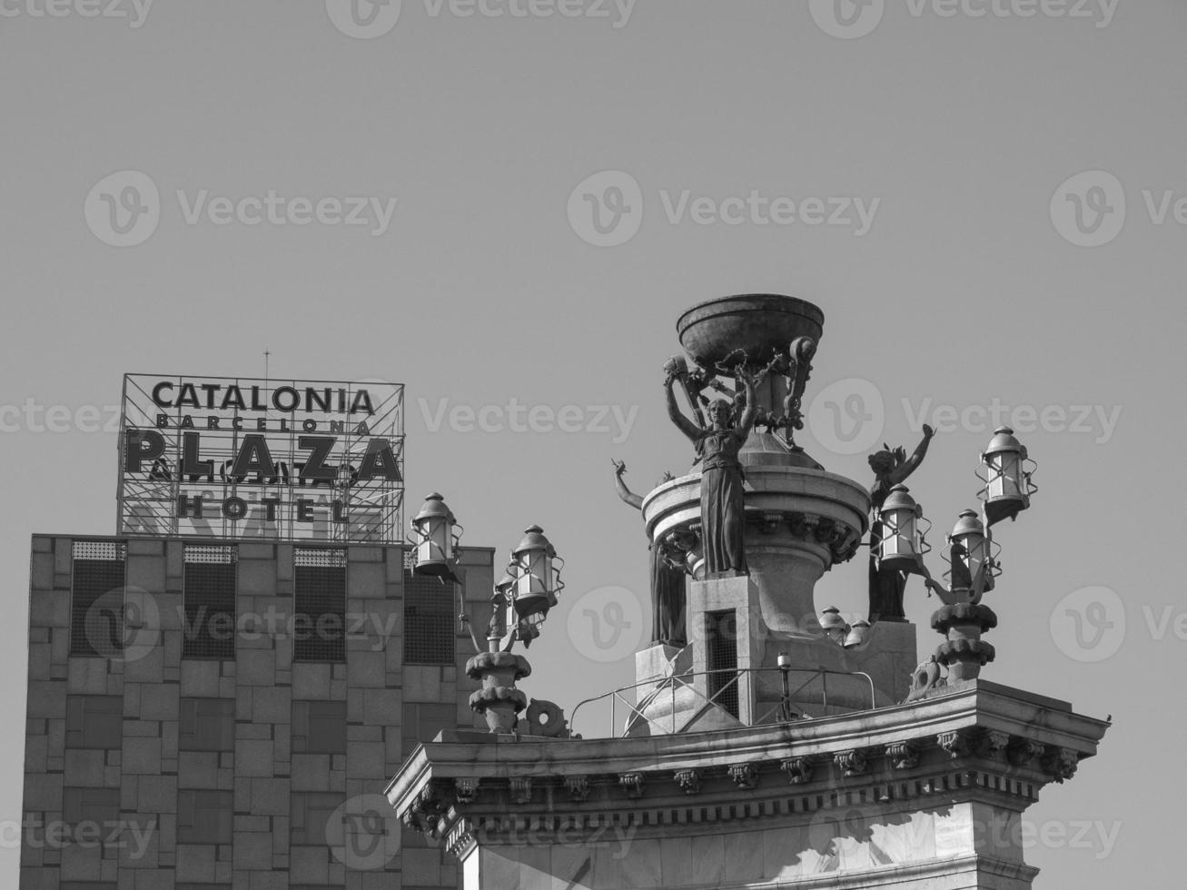 barcelona stad i Spanien foto