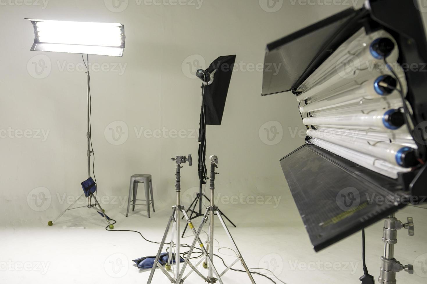 Foto studio med professionell Utrustning för filma.