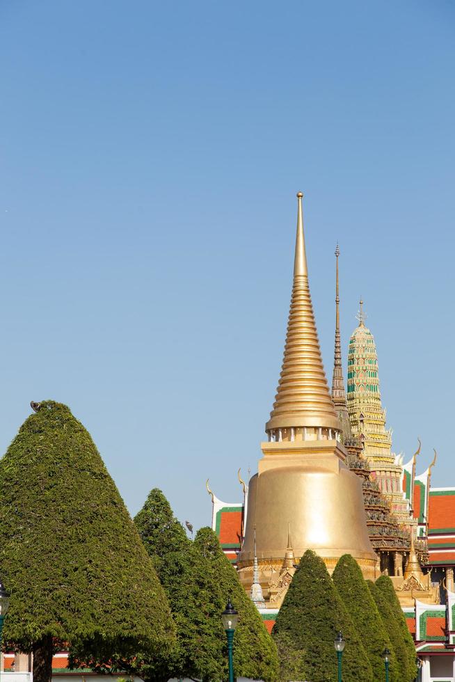 wat phra kaew tempel i bangkok foto