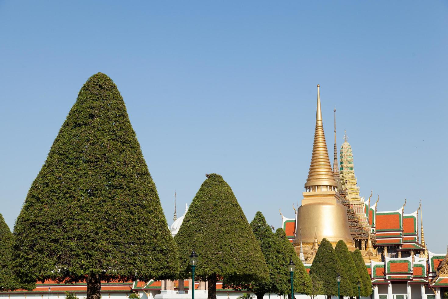 wat phra kaew tempel i bangkok foto