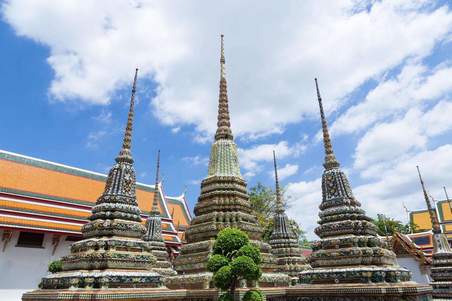 stor pagod av wat pho i bangkok foto