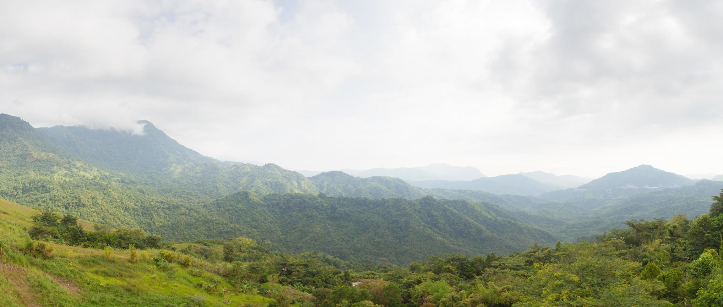 skog och berg i Thailand foto