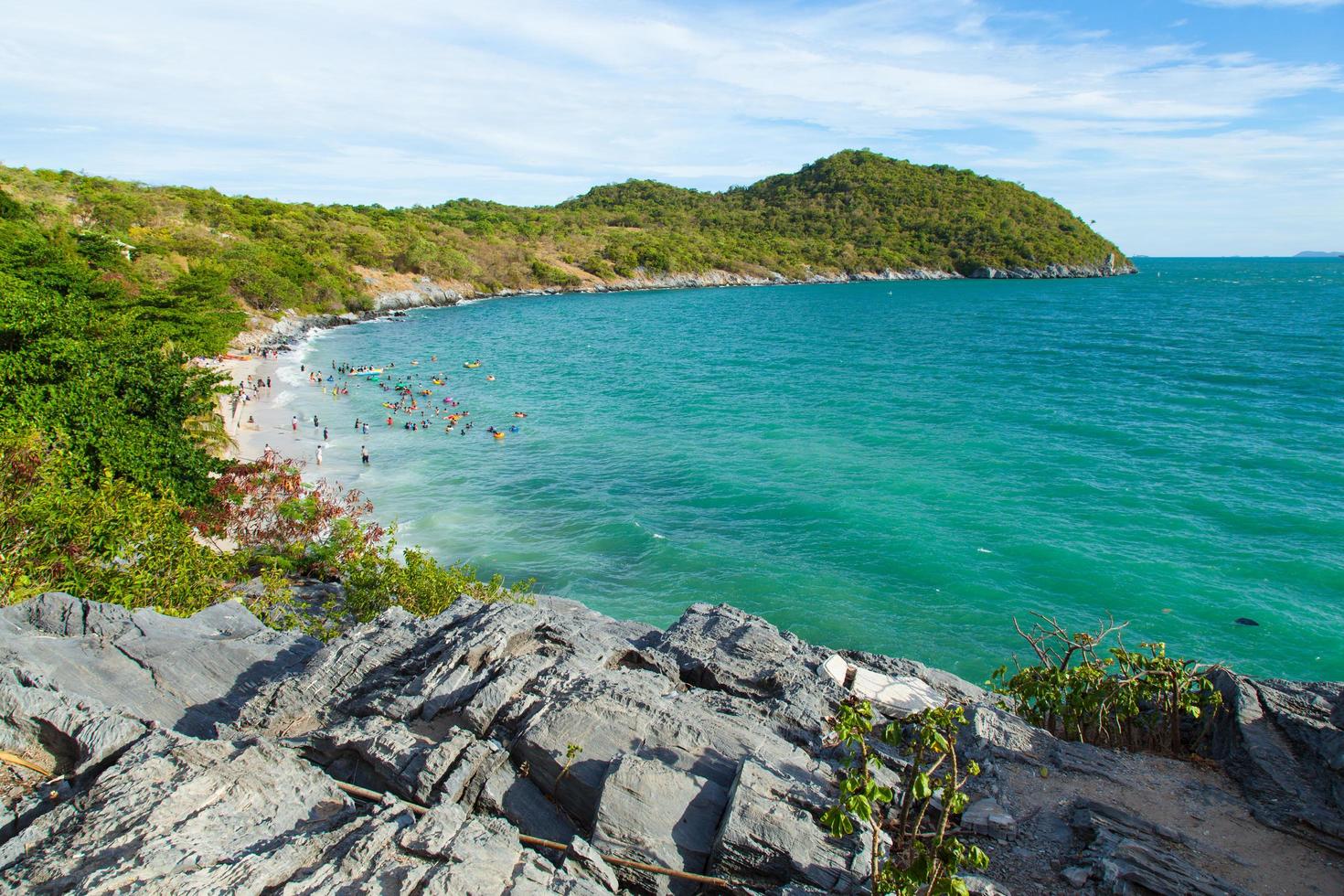 utsikt över ön i Thailand foto