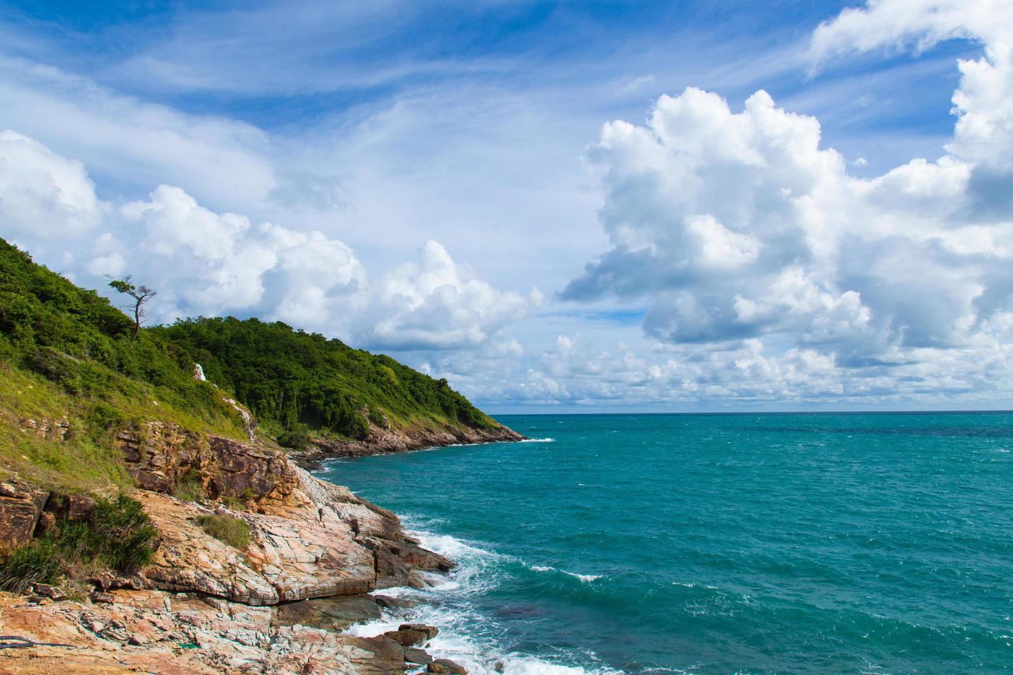 Koh Samets kust i Thailand foto