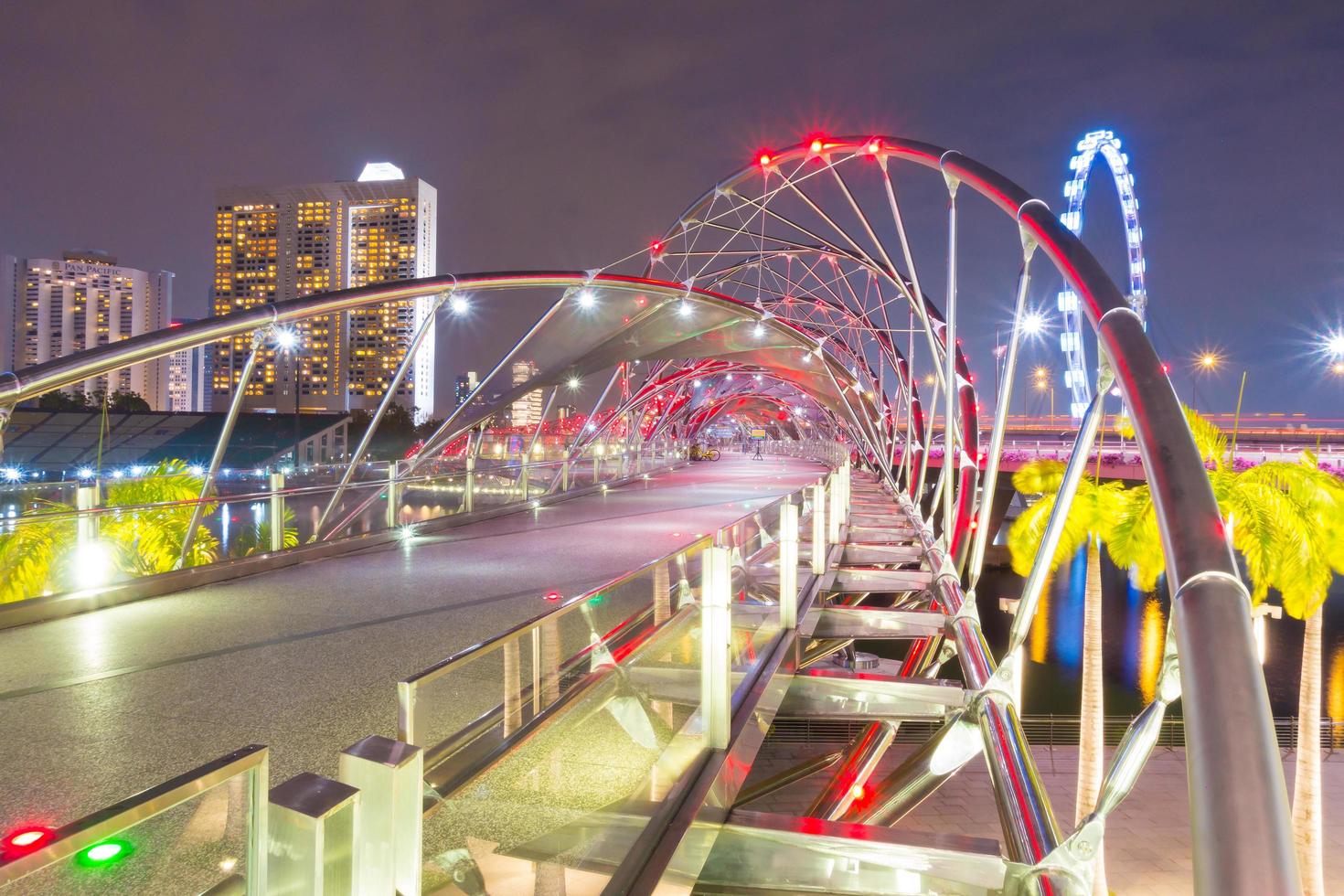 helix bridge i singapore foto