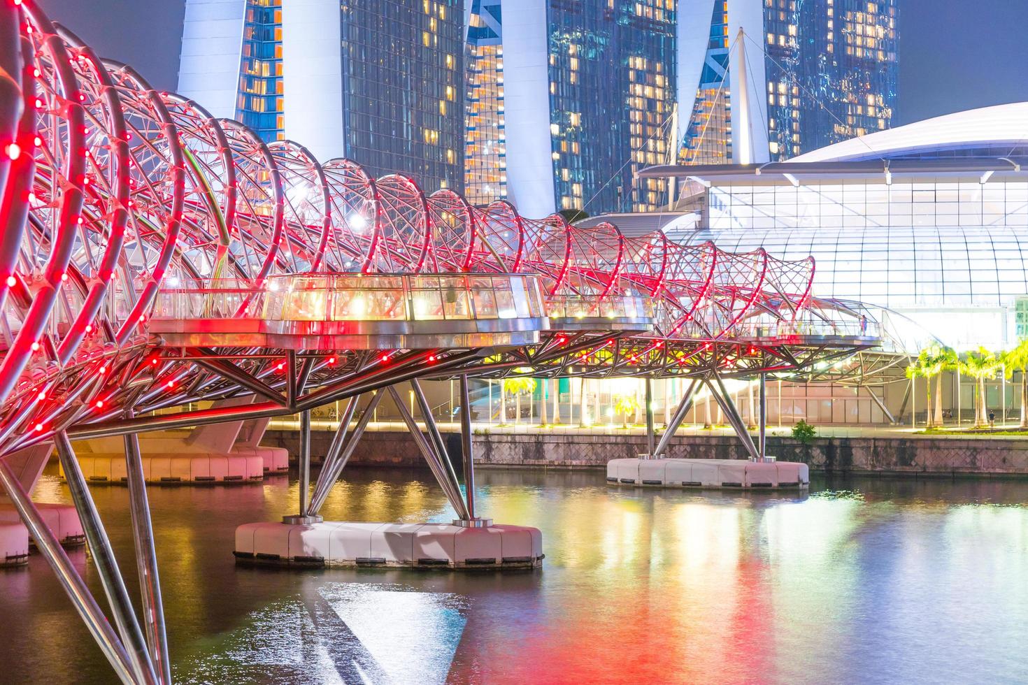 helix bridge i singapore foto