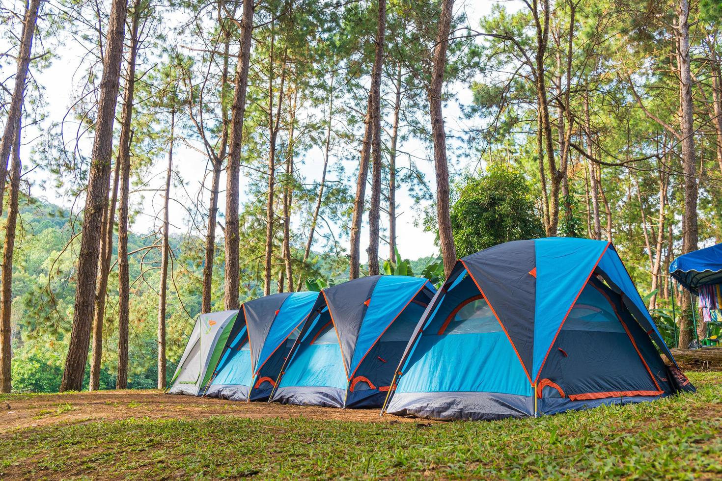 campingplats i Thailand foto