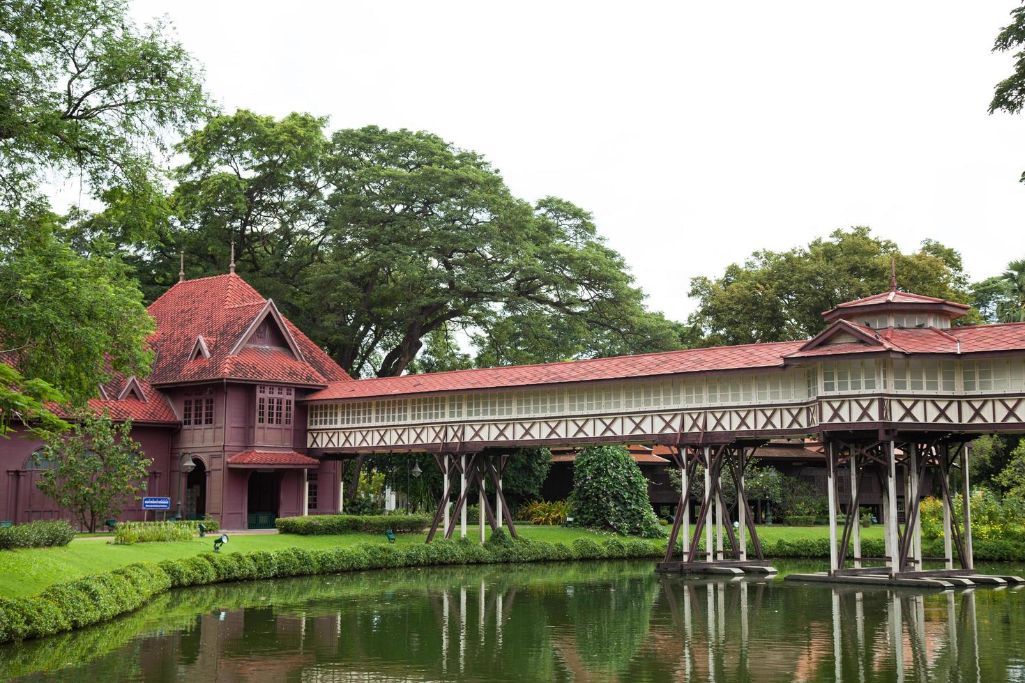 palats i provinsen Nakhon Pathom i Thailand foto