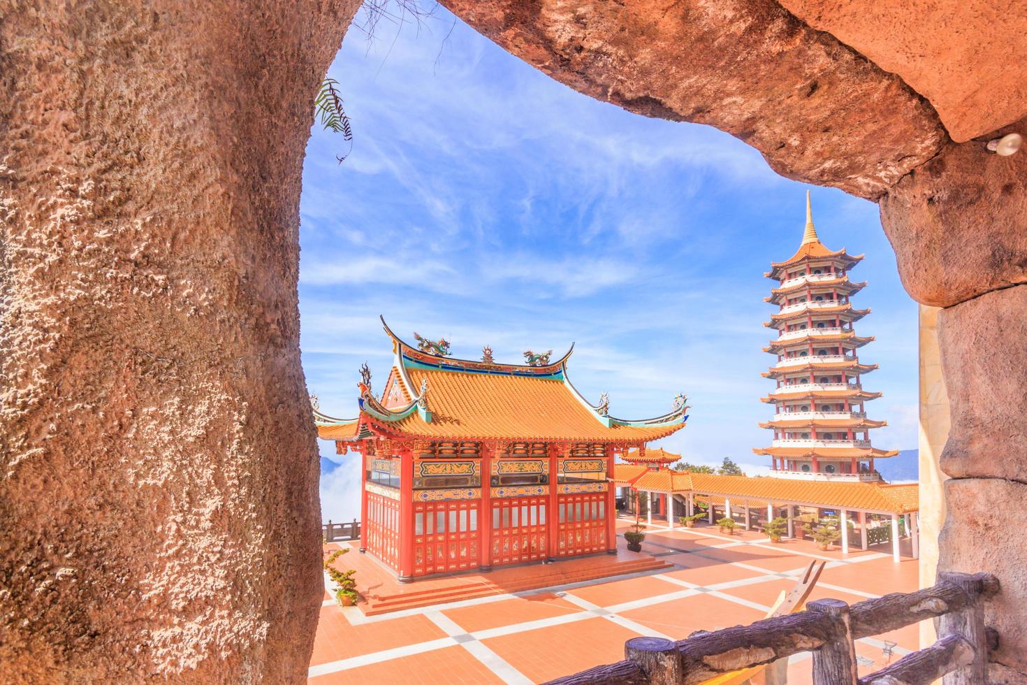 Chin swee tempel, nära Kuala Lumpur, Malaysia foto