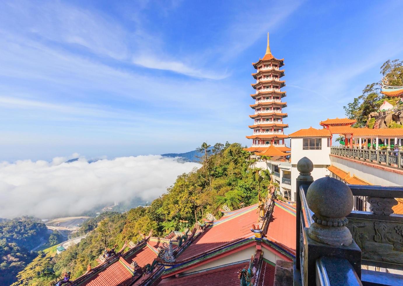 Chin swee tempel, nära Kuala Lumpur, Malaysia foto