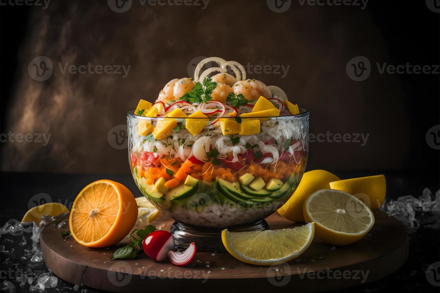 ceviche hög kvalitet bilder monter detta älskad traditionell maträtt i Allt dess ära, från klassisk gata mat till gourmet stilar. perfekt för kokböcker, mat bloggar, meny foto