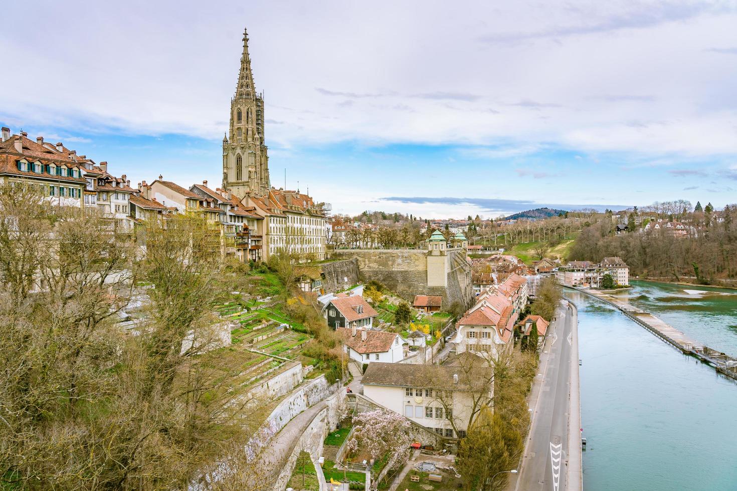 utsikt över Bern, huvudstaden i Schweiz foto