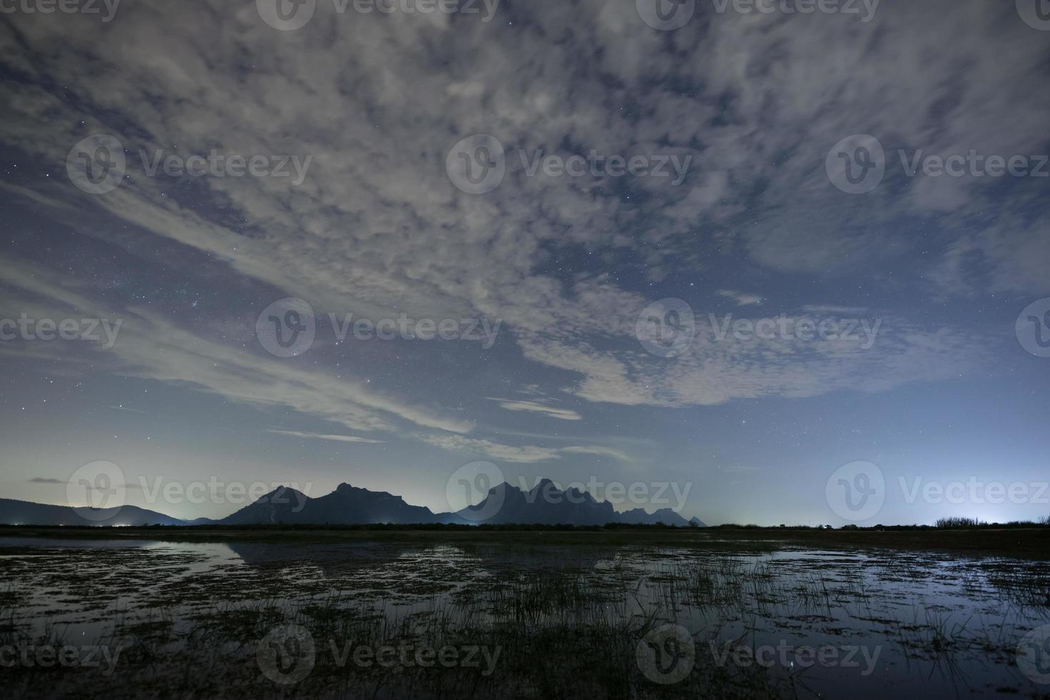 dramatisk himmel på natten foto