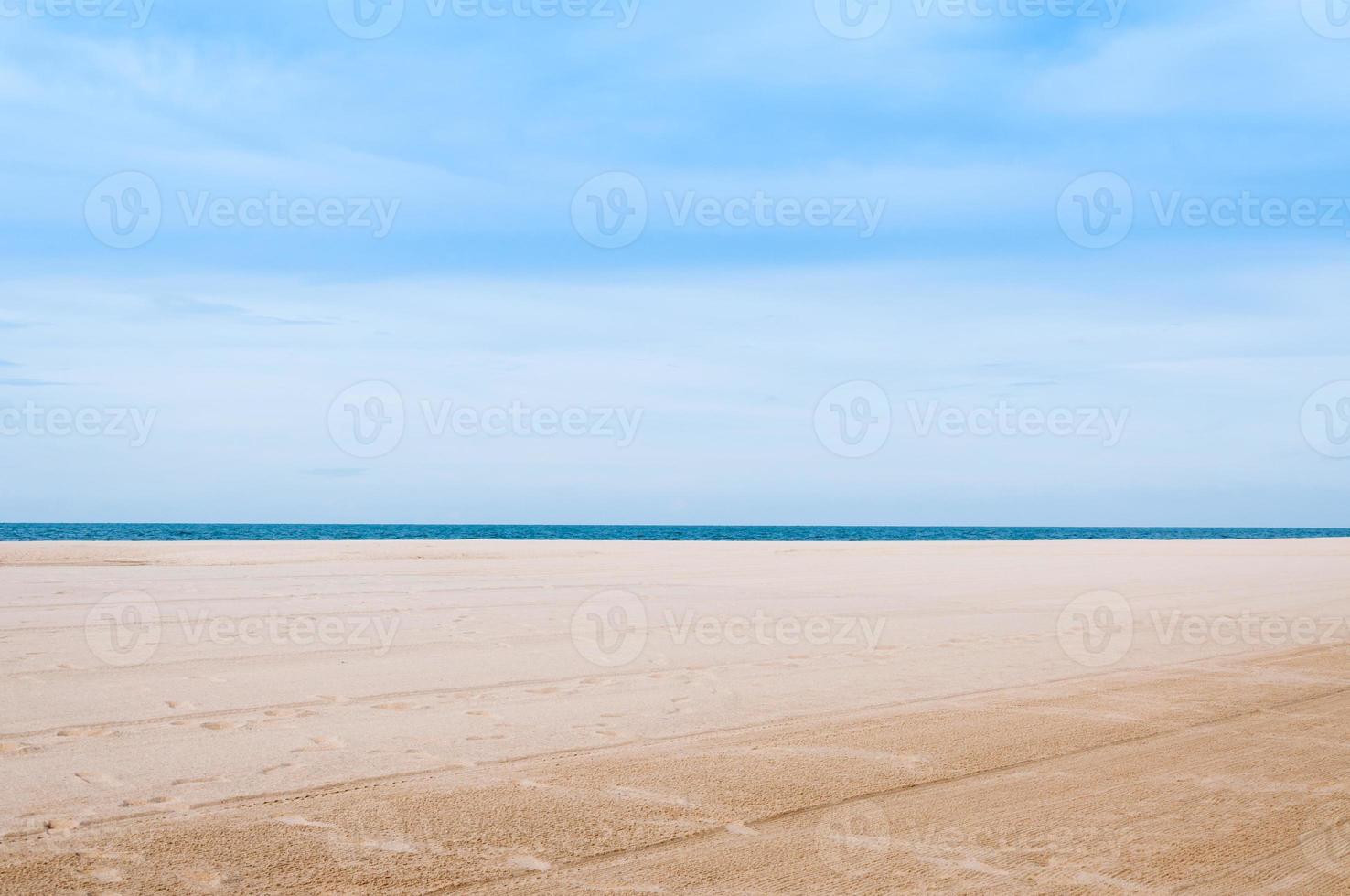 hav och sand på natur landskap samila-songkhla thailand, för bakgrund foto