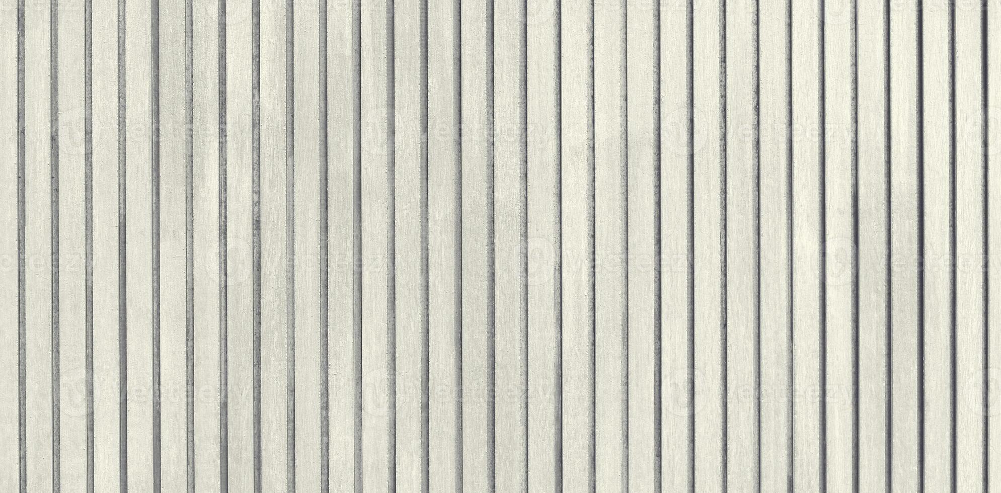 vita träribbor för golv- och väggbakgrund foto