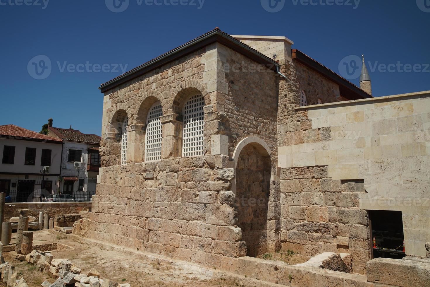 kesik minare moské i antalya, turkiye foto