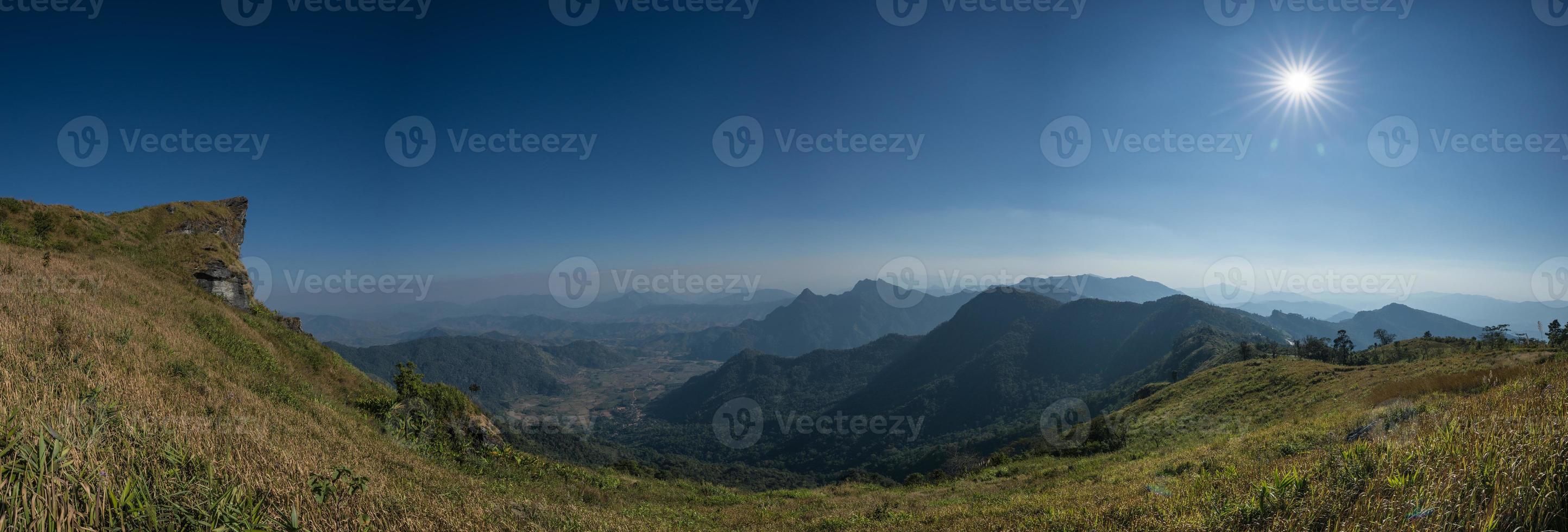 bergslandskap under dagen foto