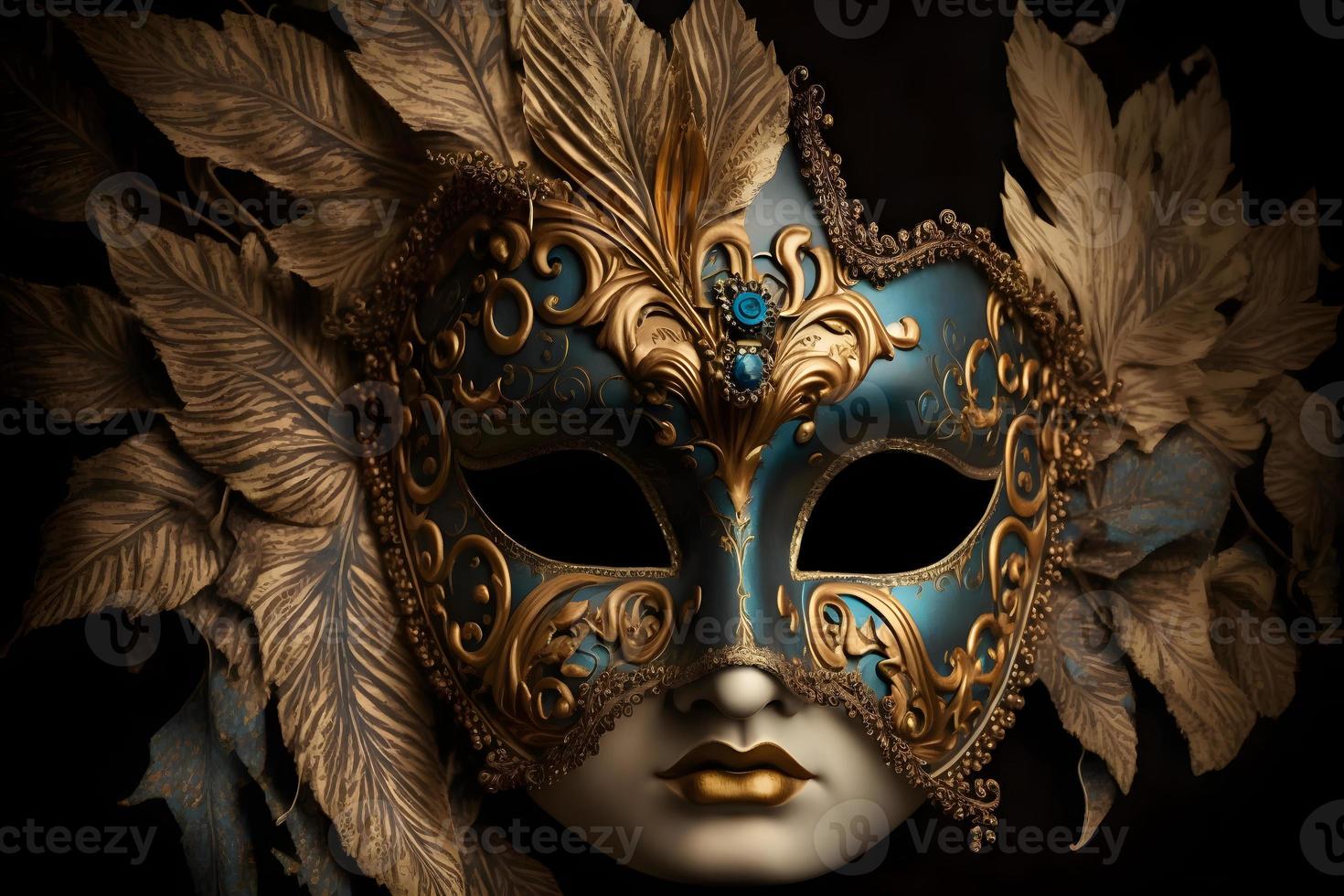 elegant mask av venetian karneval foto