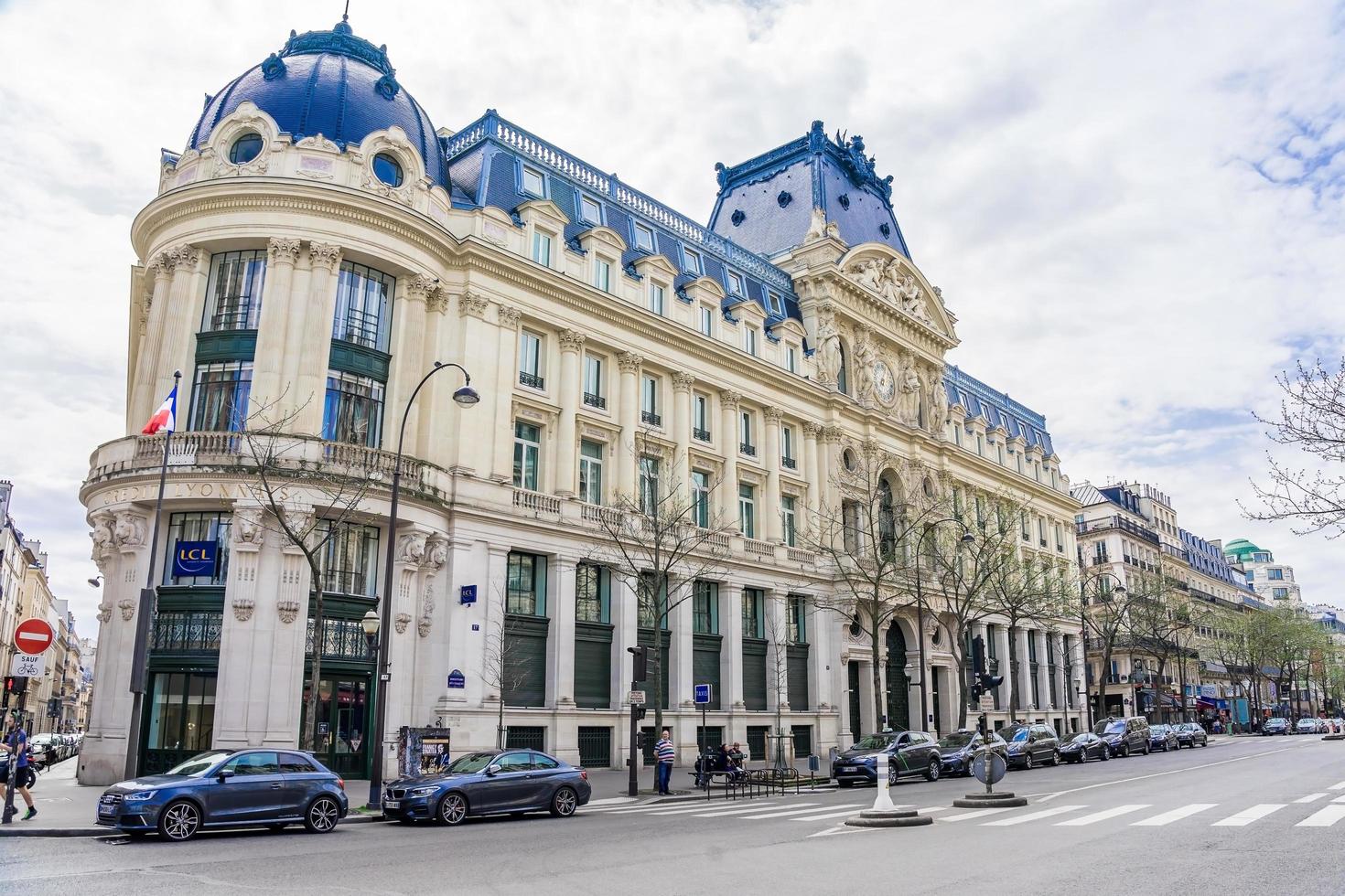 paris, frankrike, 09 april 2018, paris bostadshus foto