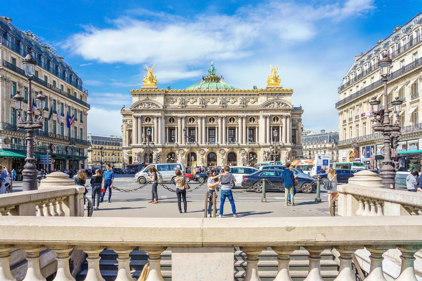 opera garnier och National Academy of Music i Paris, Frankrike, 2018 foto