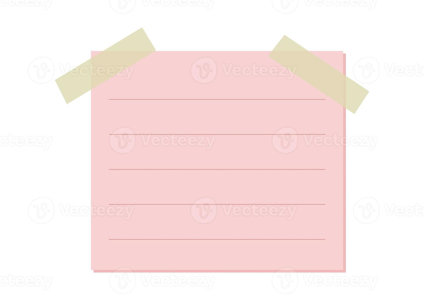 2179 rosa posta den anteckningar isolerat på en transparent bakgrund foto